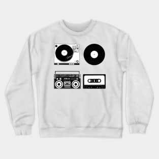 retro music Crewneck Sweatshirt